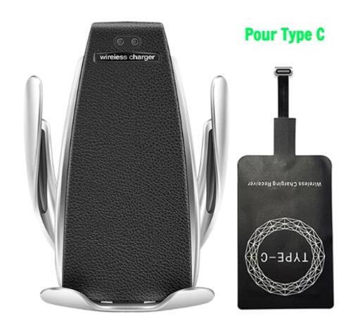 Fast 10W Wireless Car Charger & Phone Holder (S5) | Automatic Induction Mount