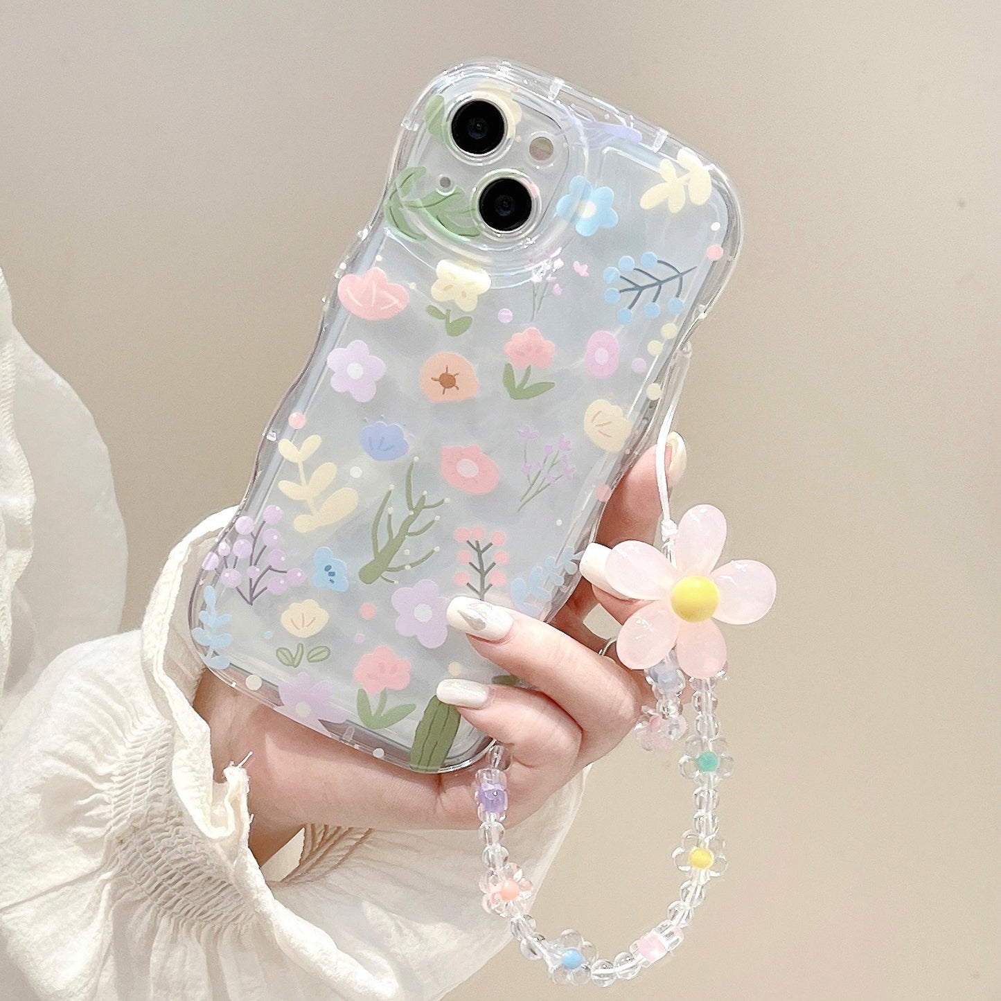 Aesthetic Wavy Edge Phone Case | Bubble Fashion Soft Silicone Cover