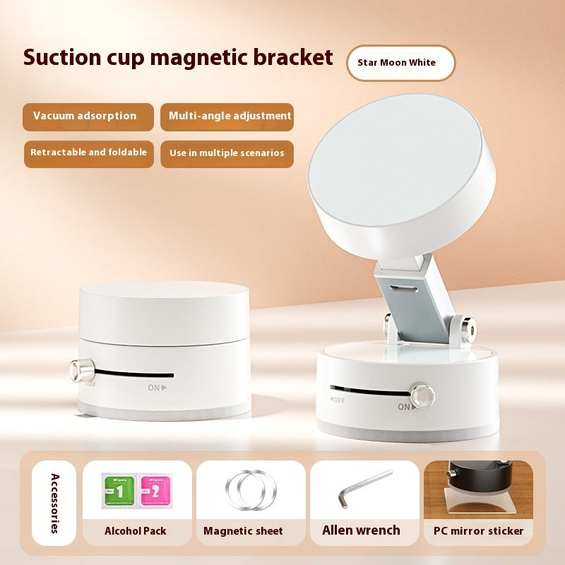 Universal Magnetic Suction Cup Car Phone Holder | Foldable Design for Hands-Free GPS