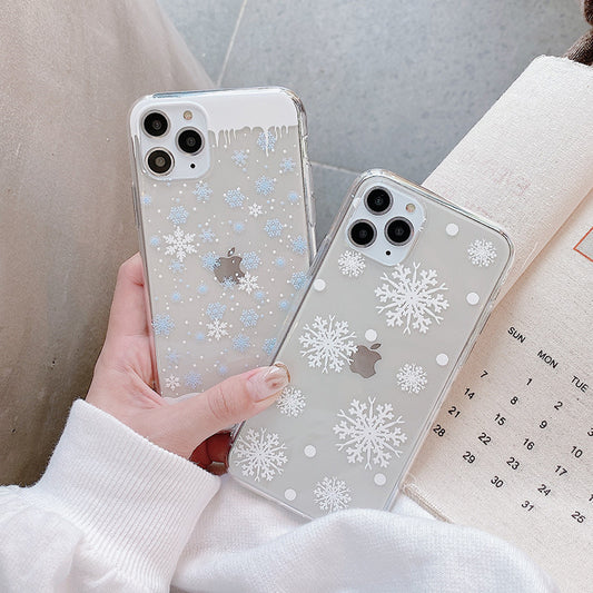 Christmas Snowflake & Elk Phone Case | Festive Protective Holiday Cover