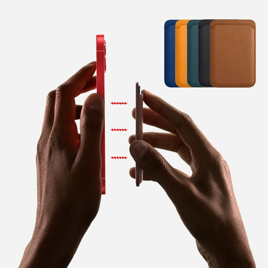 Magnetic Luxury Leather Card Holder for iPhone 12/13/14 Pro Max | Magsafe Wallet Case