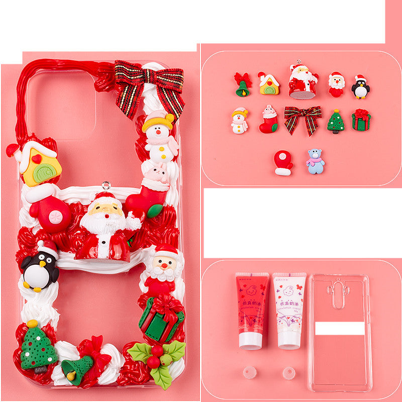 Full DIY Phone Case Set | Cream Glue, Resin Charms & Cute Design Accessories