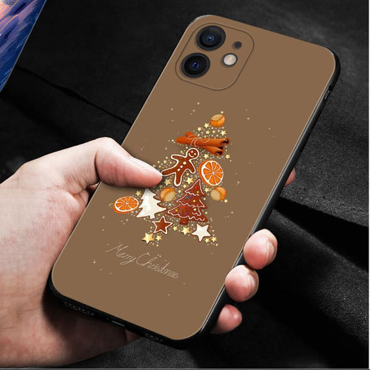 Protective Phone Case with Beautiful Christmas Tree Design