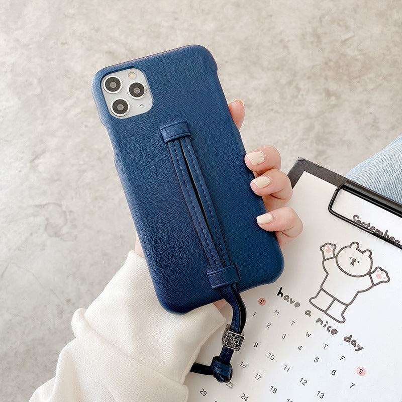 Novelty "Bread" Phone Case with Leather Wrist Strap