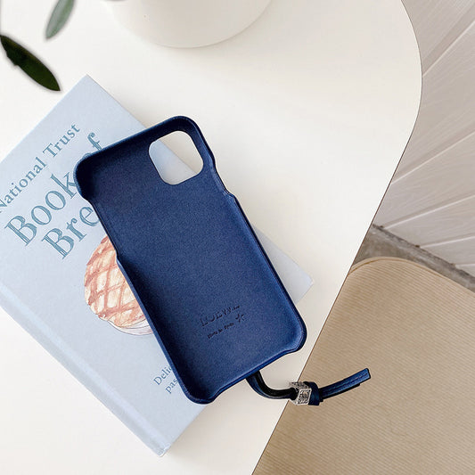 Novelty "Bread" Phone Case with Leather Wrist Strap