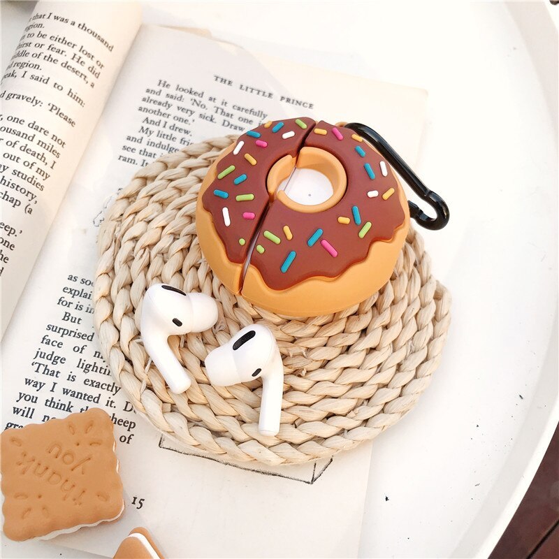 Cute Donut Silicone Case for Apple AirPods Pro | Shockproof Protective Cover