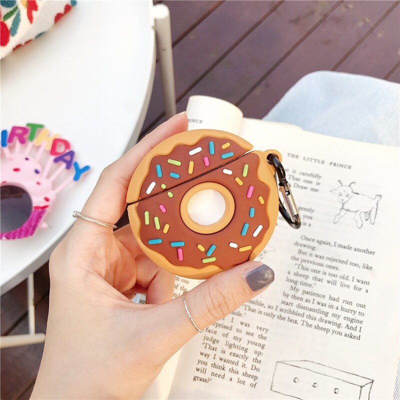Cute Donut Silicone Case for Apple AirPods Pro | Shockproof Protective Cover