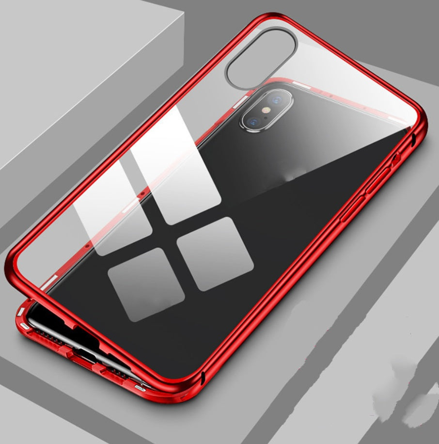 Double-Sided Glass Magnetic Phone Case | 360° Full Protection King Cover