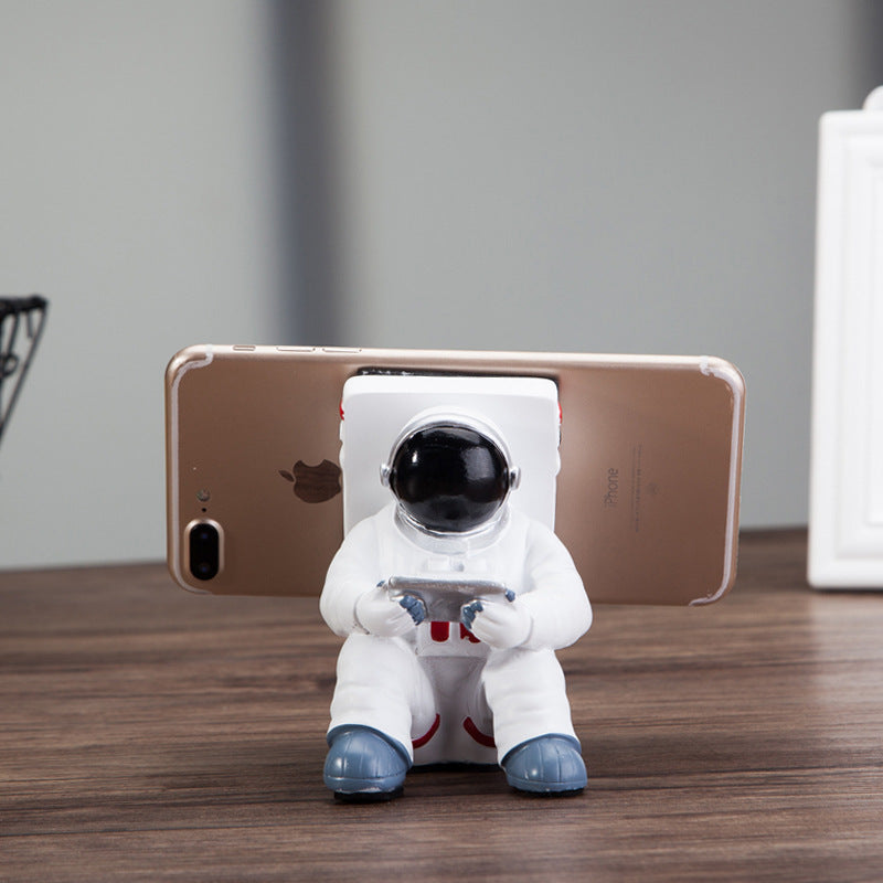 Simple Astronaut Desktop Phone Stand | Cute Spaceman Holder & Creative Gift