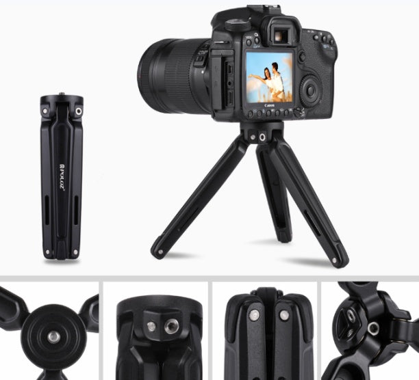 Universal Metal Desktop Tripod | Portable Mini Stand for Apple & Smartphones