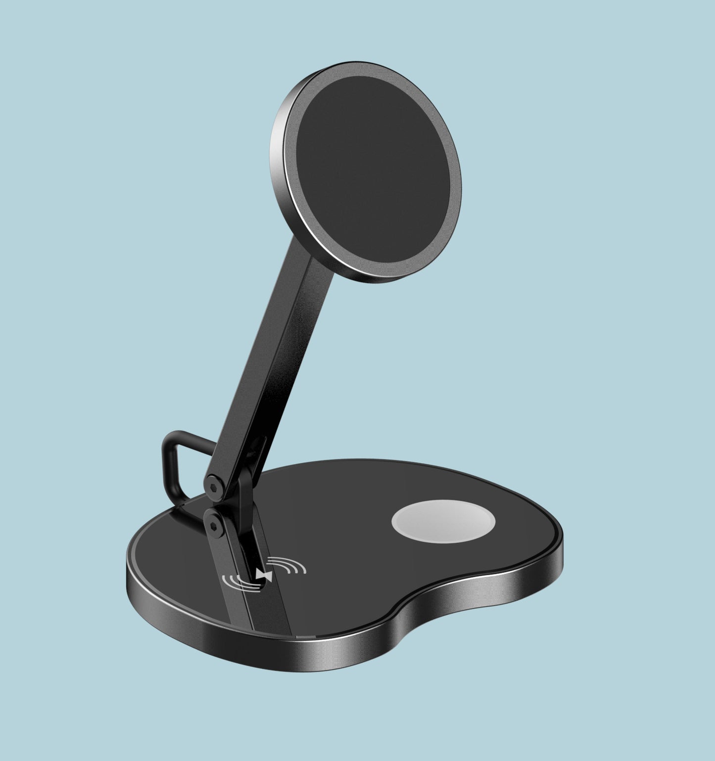 Universal 15W Wireless Charger Stand (3-in-1) | Quick Charge Dock for Smart Devices