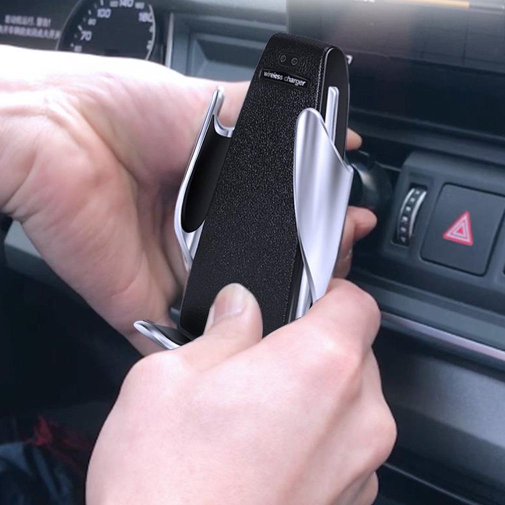 Fast 10W Wireless Car Charger & Phone Holder (S5) | Automatic Induction Mount