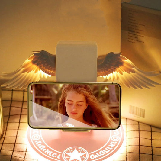 Universal Angel Wings Qi Wireless Charger Dock | Colorful LED Fast Charging