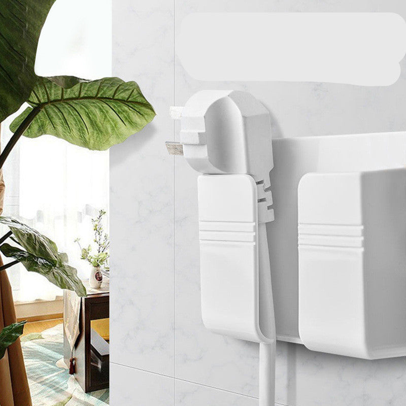 Wall-Mounted Phone Charging Holder | Sticky, Punch-Free Storage Box
