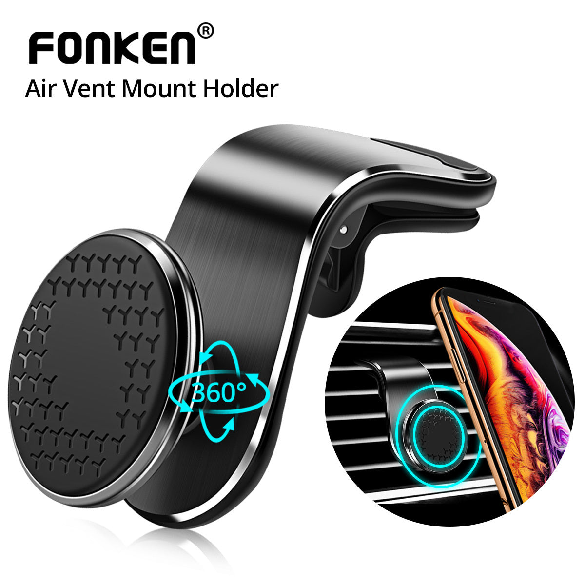 Strong Magnet Car Phone Holder | Air Vent Mount Smartphone Bracket