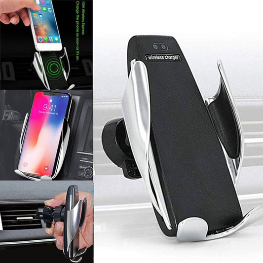 Fast 10W Wireless Car Charger & Phone Holder (S5) | Automatic Induction Mount