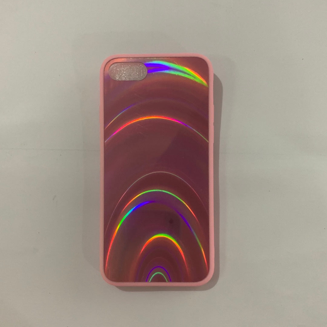 Rainbow Mirror Soft Case Phone Cover | Holographic Laser Gradient