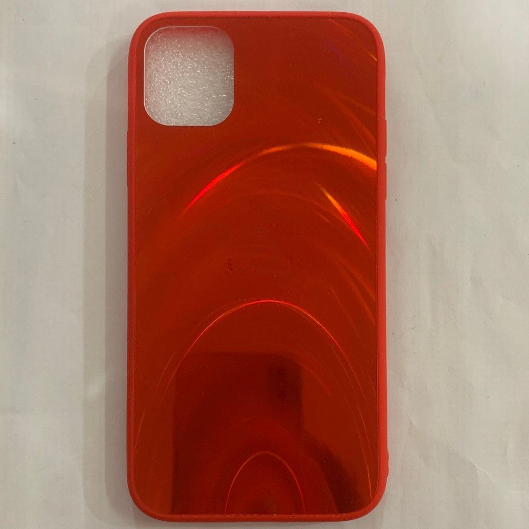 Rainbow Mirror Soft Case Phone Cover | Holographic Laser Gradient