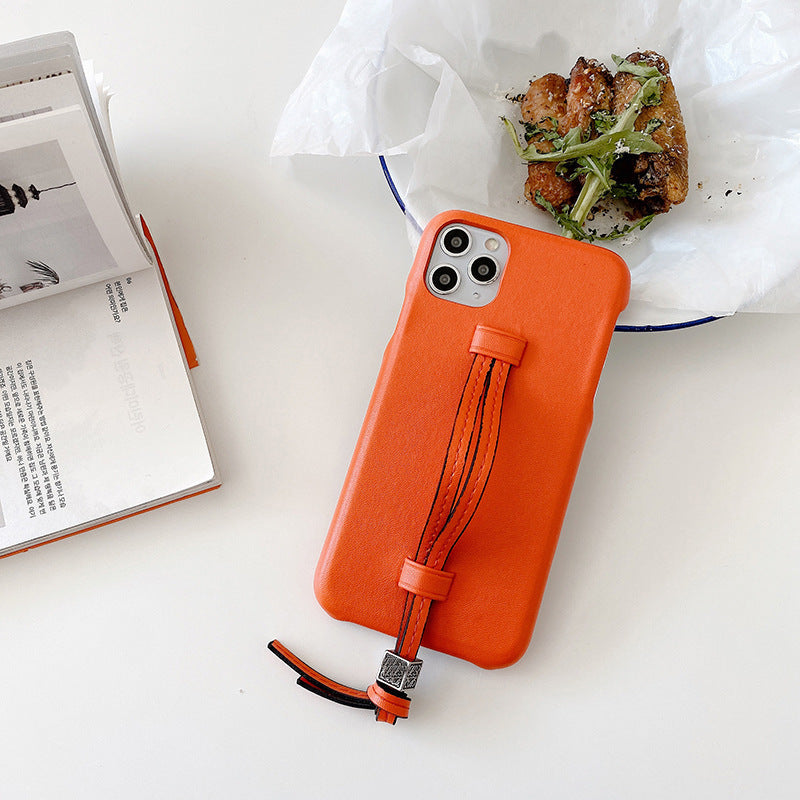 Novelty "Bread" Phone Case with Leather Wrist Strap