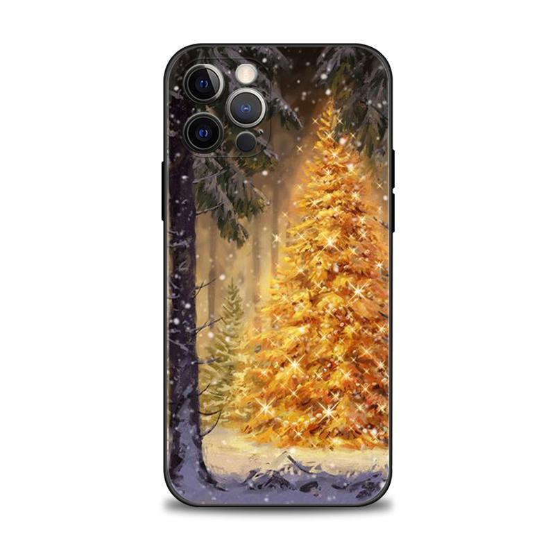 Protective Phone Case with Beautiful Christmas Tree Design
