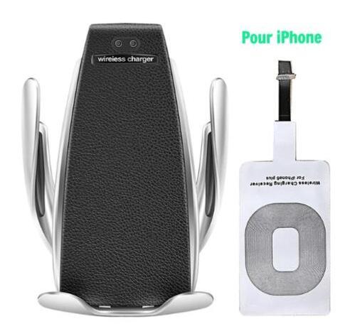 Fast 10W Wireless Car Charger & Phone Holder (S5) | Automatic Induction Mount