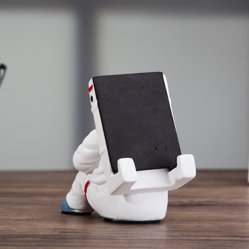 Simple Astronaut Desktop Phone Stand | Cute Spaceman Holder & Creative Gift