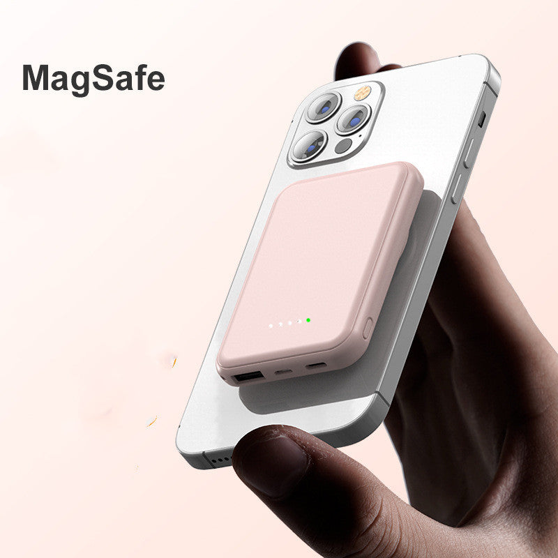 Mini Magnetic Wireless Power Bank 5000mAh | Portable Fast Charging