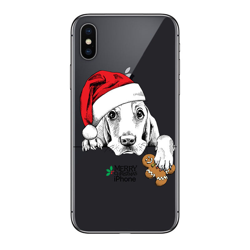 Protective Anti-Drop Phone Case with Festive Christmas Design