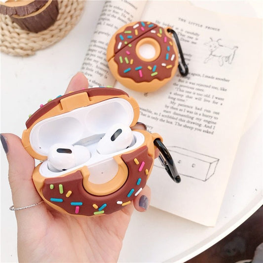 Cute Donut Silicone Case for Apple AirPods Pro | Shockproof Protective Cover