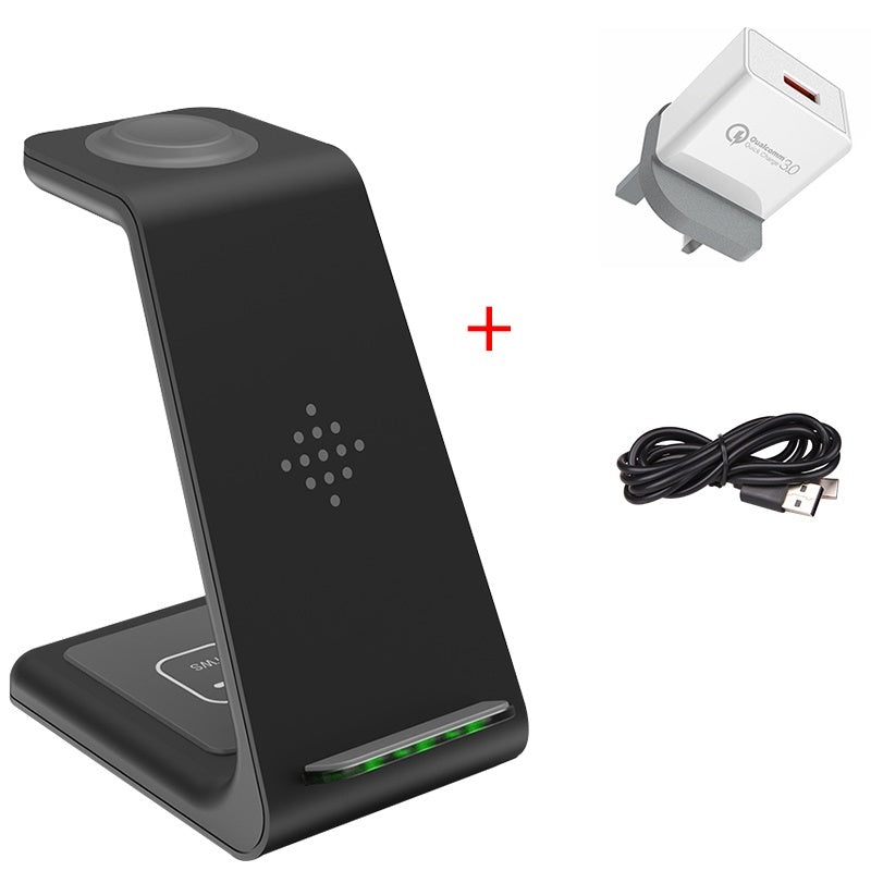 Universal 3-in-1 Wireless Charging Station | Fast Quick Charge Phone Holder Dock