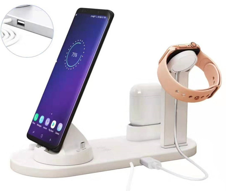 Universal 4-in-1 Fast Charger Stand | Multi-Port Charging Dock
