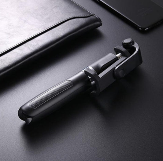 Universal Bluetooth Tripod Selfie Stick | Mobile Live Triangle Bracket for Apple Devices