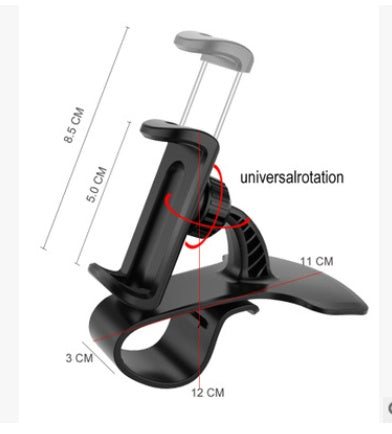 Adjustable 360° Car Phone Holder | Universal Mount for All Smartphones
