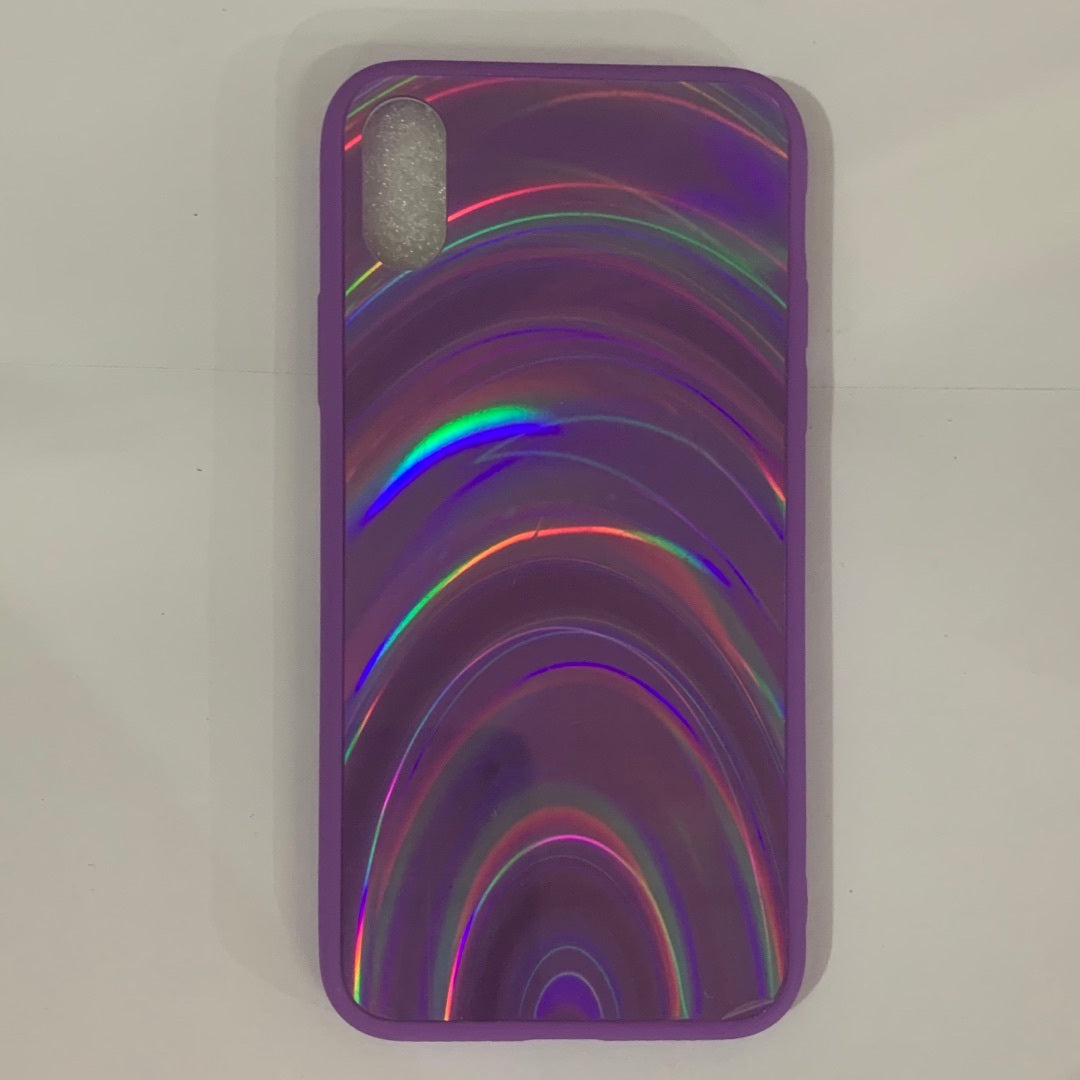 Rainbow Mirror Soft Case Phone Cover | Holographic Laser Gradient