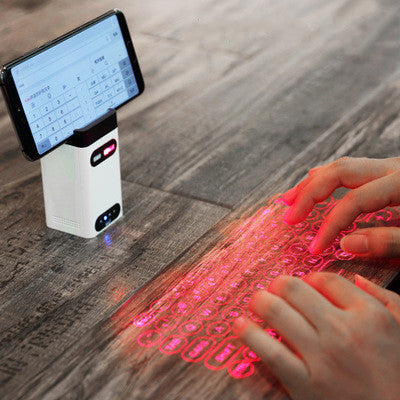 Wireless Bluetooth Laser Projection Keyboard | Virtual Phone, Pad & Laptop Input