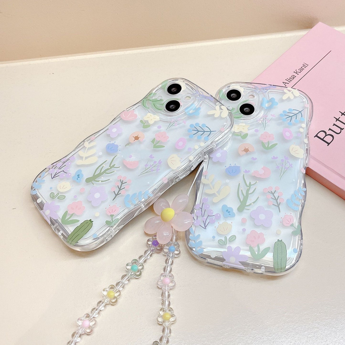 Aesthetic Wavy Edge Phone Case | Bubble Fashion Soft Silicone Cover