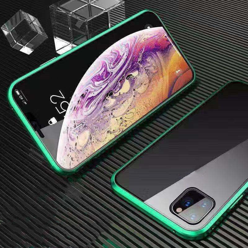 Double-Sided Glass Magnetic Phone Case | 360° Full Protection King Cover