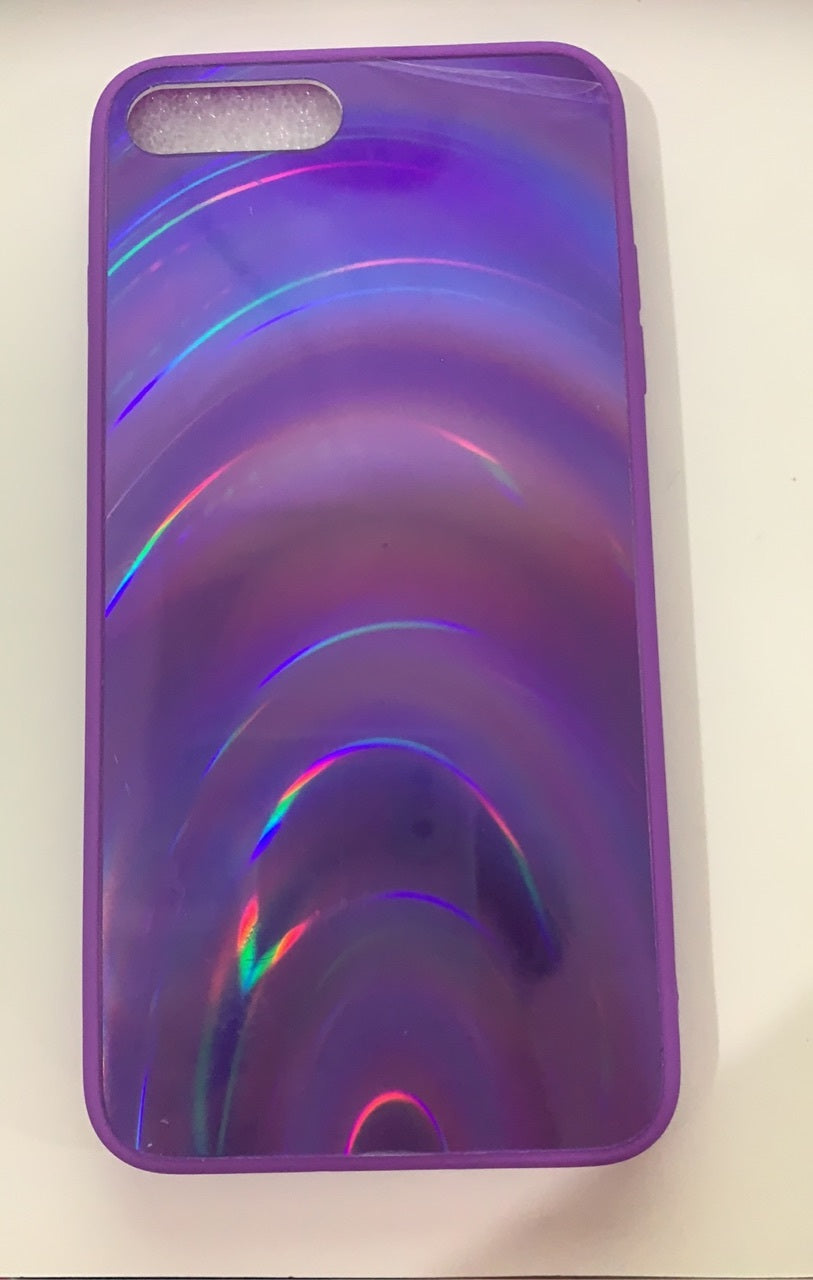 Rainbow Mirror Soft Case Phone Cover | Holographic Laser Gradient