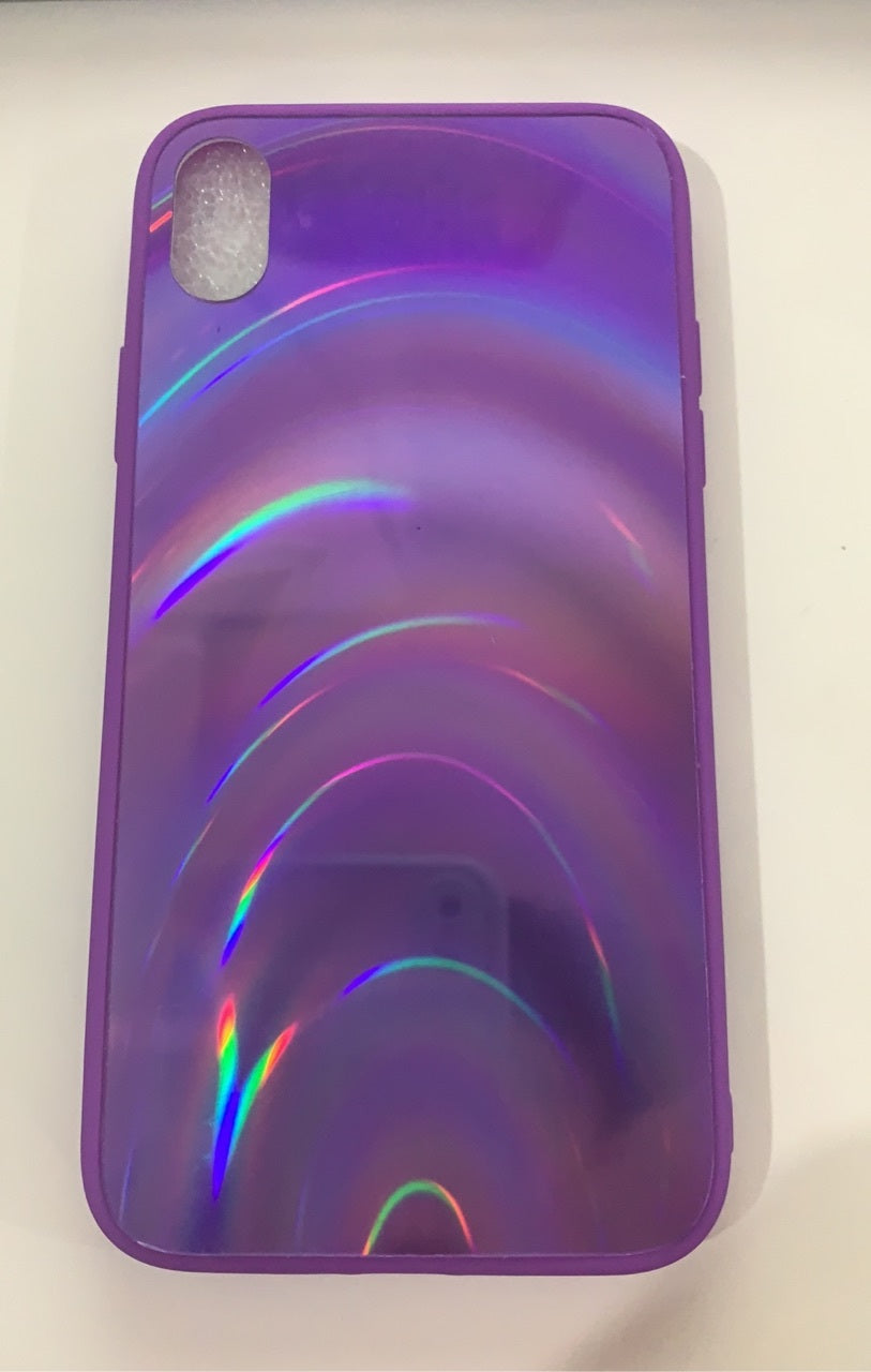 Rainbow Mirror Soft Case Phone Cover | Holographic Laser Gradient