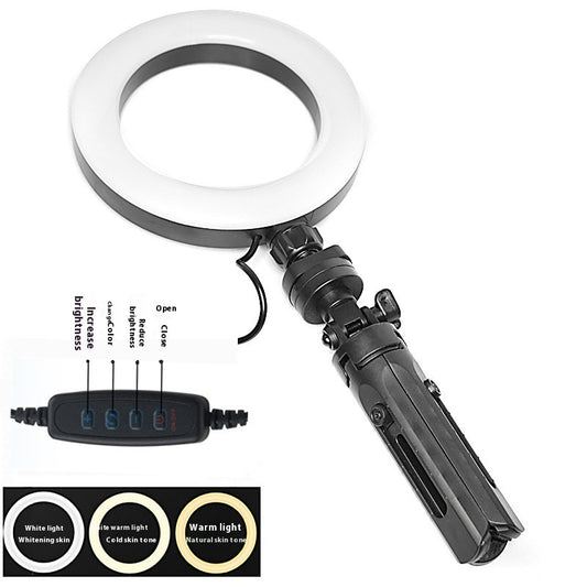 Professional Live Stream Vlogging Kit | Adjustable Color Fill Light & Desktop Tripod