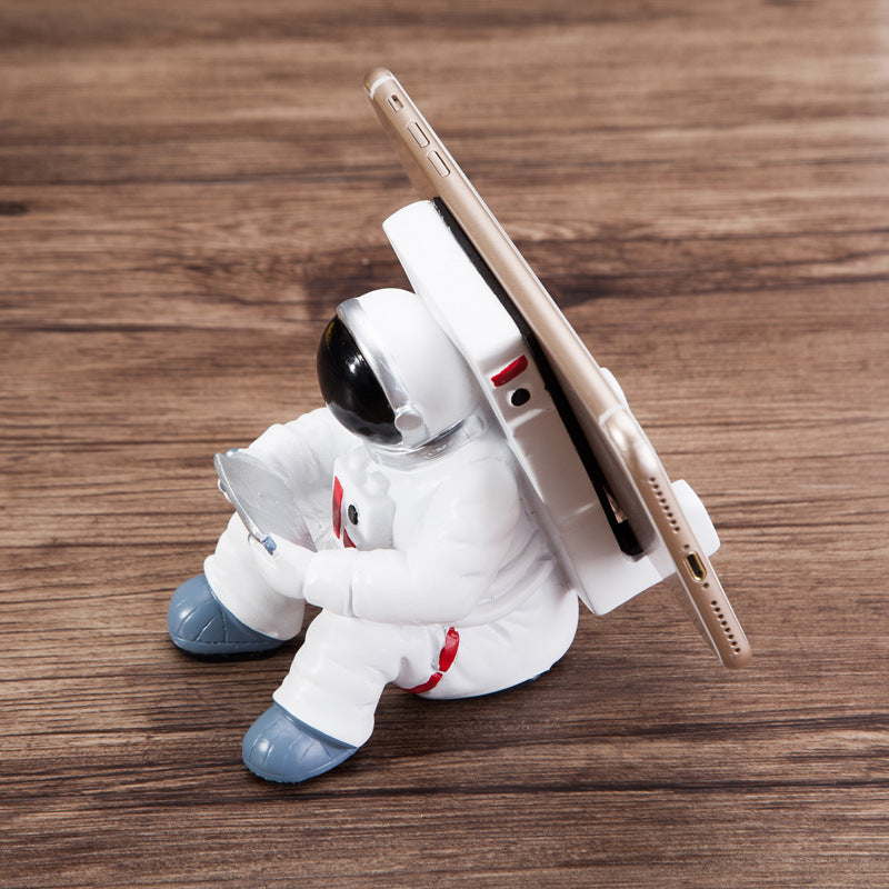 Simple Astronaut Desktop Phone Stand | Cute Spaceman Holder & Creative Gift