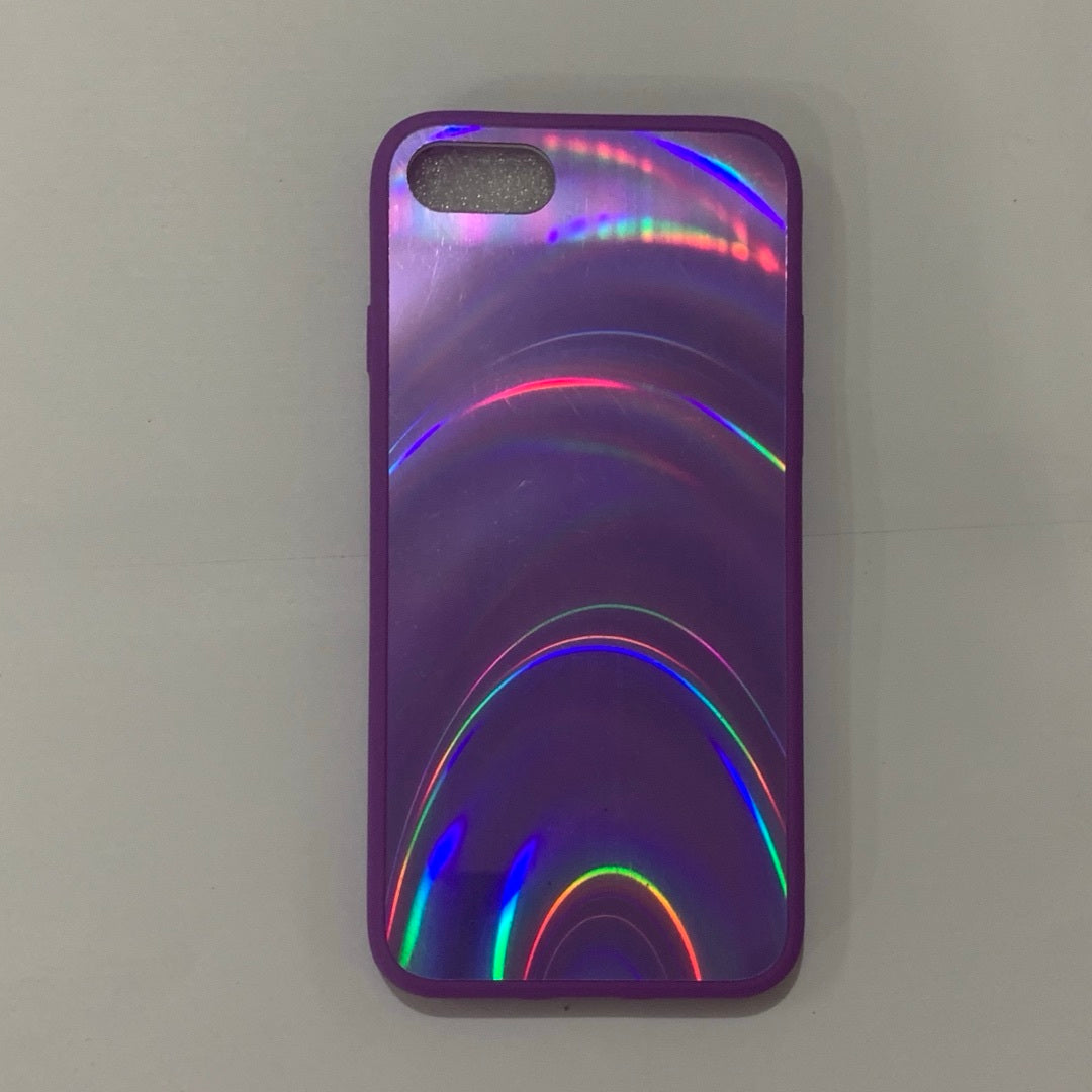 Rainbow Mirror Soft Case Phone Cover | Holographic Laser Gradient