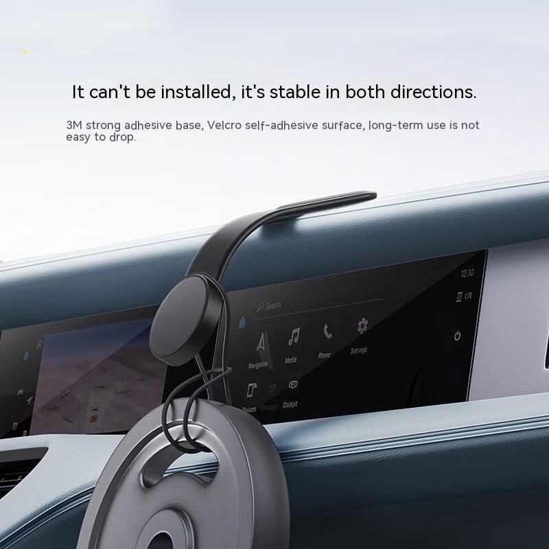 Bendable Magnetic Car Phone Holder & 15W Wireless Charger Dash Mount