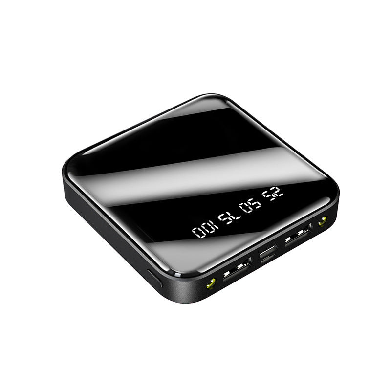Portable 20000mAh Power Bank | Mini Size with Digital Mirror Screen