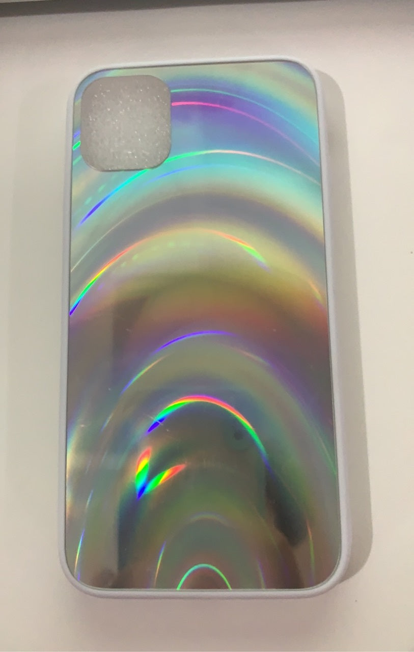 Rainbow Mirror Soft Case Phone Cover | Holographic Laser Gradient