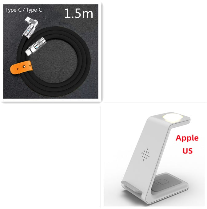 Universal 3-in-1 Wireless Charging Station | Fast Quick Charge Phone Holder Dock