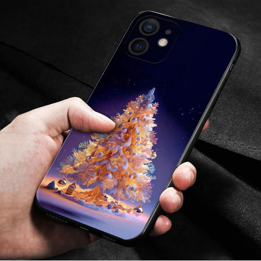 Protective Phone Case with Beautiful Christmas Tree Design