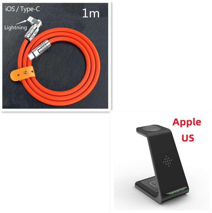 Universal 3-in-1 Wireless Charging Station | Fast Quick Charge Phone Holder Dock