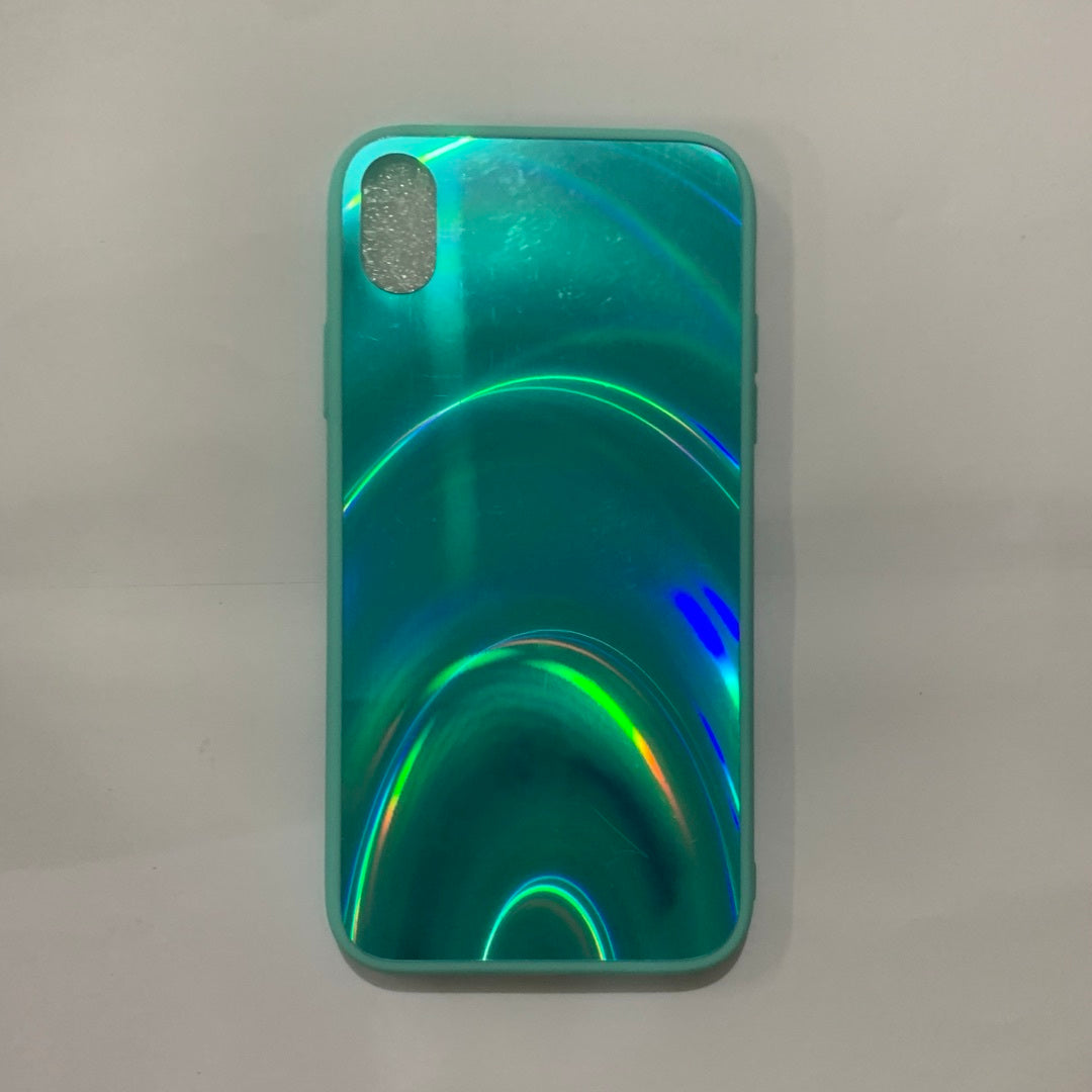 Rainbow Mirror Soft Case Phone Cover | Holographic Laser Gradient