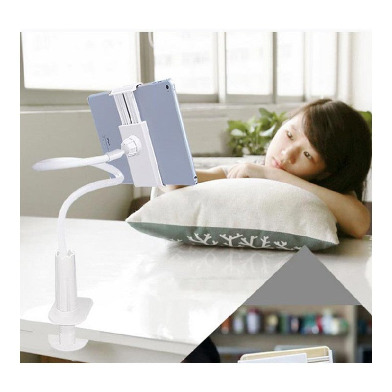 Universal Flexible Gooseneck Phone/Tablet Stand with Spiral Base